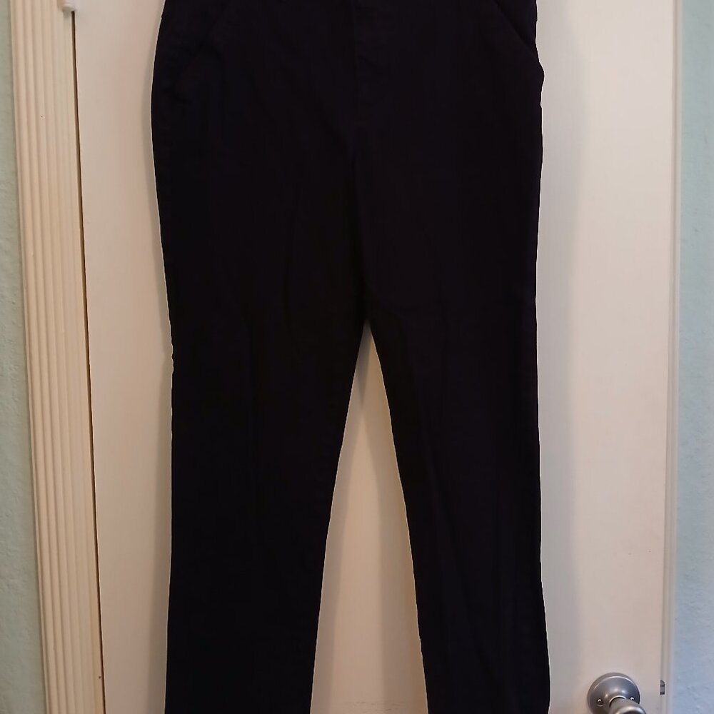 Democracy Jori Ab Solution Straight Leg Trouser Side 10 Dark Purple
